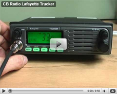 CB Radio Lafayette Trucker - wideo
